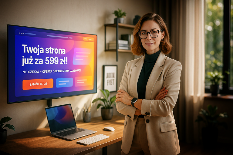 Oferta specjalna - strona za 599 zł