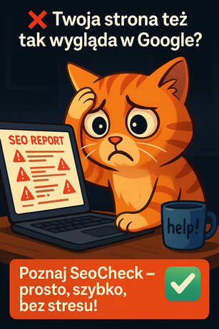 Zrezygnowany kot SEO